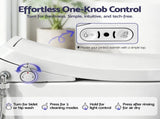 Cefito Electric Bidet Toilet Seat Washing Without Power Heated D-Shape Air Dryer BIDET-ELEC-S003-WH