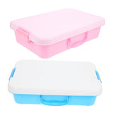 Lightweight Handheld Sandtray ABS with Lid for Indoor Outdoor Use 2Pcs V1370-AZ4-09697