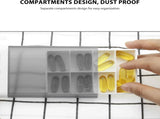 7-Day Smart Pill Organizer with Timer & Alarm Intelligent Medication Reminder Box with Vibration, V1197-RY-052002