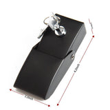 For Hood Latches Catch Kit with Lock for Jeep JK JKU JL JLU Gladiator JT 2007-2023 Present Chrome V1192-AZ-W-3968