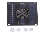 Solar Powered Exhaust Fan Monocrystalline Solar Panel Fan Kit for Chicken Coop Greenhouse Hut V1294-YM0716-3114220059311
