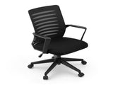 Artiss Ergonomic Office Chair Mesh Computer Desk Chairs with Lumbar Support, Height Adjustment OCHAIR-L-2014-BK