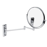 8" Wall Mount Makeup Mirror Double Sided Swivel Mirror 3X Magnifying V1294-YM0727-JY15183