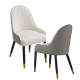 2X Dining Chair Anti-scratch Leather Padded Seat Kitchen Chair V767-JJ-XD1177-BH2-V1