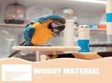 Wooden Parrot Standing Pole 5PCS Bird Perches Cage, Bird Cage Accessories, Climbing Perch Stand V1189-WXFWAL-20260326-02946