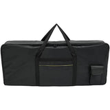 61 Key Keyboard Carry Bag Oxford Cloth Portable Padded Keyboard Case Waterproof with Handle Strap V1366-AZ2-W-15644