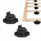 10Pack Adjustable Deck Support Pedestal Deck Foundation Base Support V1192-AZ-W-22928
