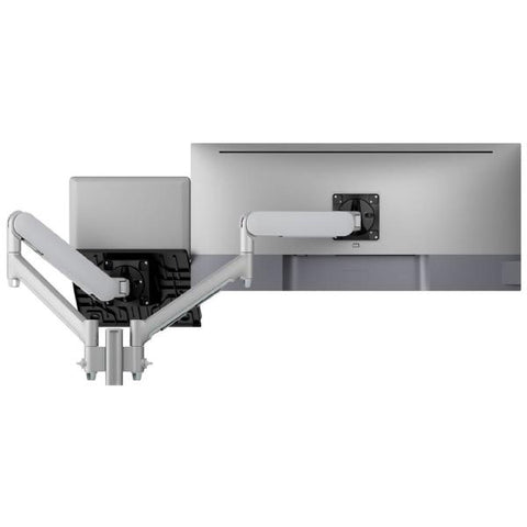 Atdec AWMS-2-ND13 Laptop-Monitor Combo Mount on 135mm Post. Max Load 8kg, C-Clamp Desk Fixing, VESA 13AWMS-2-ND13-C-S