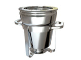 SOGA 11L Round Stainless Steel Soup Warmer Marmite Chafer Full Size Catering Chafing Dish CHAFINGDISH5616