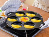 SOGA 31.5cm Cast Iron Takoyaki Fry Pan Octopus Balls Maker 7 Hole Cavities Grill Mold ZPAI011