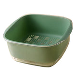 Kitchen Colander Set Double Layer Drain Bowl Strainer Multifunctional Plastic Washing Basket for V1294-YM0901-3118240034211