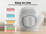 Livemor Hand Massager with Heat and Compression for Arthritis Carpal Tunnel Large Hand Chamber HAND-MASSAGE-FULL-WH