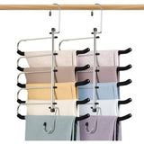 2 Pack Space Savings - Non-Slip Trouser With Foam Padded Swing Multi-Layer V1188-MS-227-2515