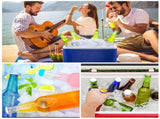 2pc Extra Large Ice Block Mold Silicone Ice Cube Molds Reusable Ice Cube Tray Foldable Big Ice Bath V1369-AZ3-W-05885