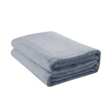 Jason 400GSM Super Soft Micro Fleece Blanket Silver Queen V442-WAM-BLANKET-400GSMMICROFLEECE-SILVER-QS