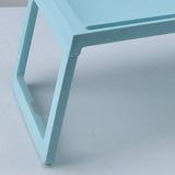 Laptop Bed Tray Table Portable Lightweight Mini Picnic Table for Laptop Working Writing Blue V1294-YM0523-3116220003611