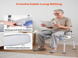 Bedside Commode Chair, 227 kg Capacity, 4-in-1 Portable Toilet and Raised Toilet with Padded V952-WLKBSLRZD500Y4MTK001V0