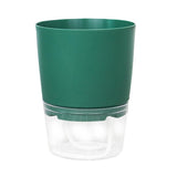 Automatic Self Watering Flower Pot Double Layer Design Water Storage Planter for Office Home V1294-YM0721-10143715