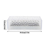 Solar Rectangular Ice Brick Light 12 LED Warm White Outdoor Garden Landscape Decorative Light, IP65 V1366-AZ2-W-15117