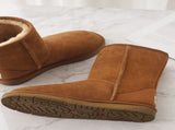 Australian Sheepskin Merino Wool UGG 3/4 Boots Moccasins Slippers Shoes Classic - Chestnut V563-D5830-CHESTNUT-5
