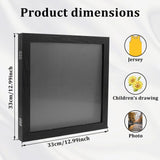 Jersey Wooden Frame Display Case 13x13inch Shadow Box Multifunctional Shadow Box Frame for Jerseys V1370-AZ4-10541