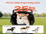 Pet Stroller, 16KG Weight Capacity, Foldable Dog Stroller Cart, 3 Wheels Cats Strollers with Mesh V952-CWTCCGK3QSHD7TWPWV0