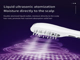 Multi-function Scalp Applicator Comb - Ultrasonic Spray, Red/Blue Light, Microcurrent V888-ELOSUNG26056