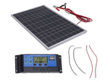 Solar Panel 10W 12V Polycrystalline Silicon Solar Panel with Controller for Camping Outdoor V1294-YM0901-3111250057311