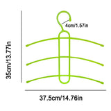 5 Pack Space Saving Fishbone Style Clothes Hangers, Multi Layer Plastic Hanger for Shirts Coats V1370-AZ4-17292