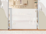 BoPeep Retractable Baby Safety Gates 150cm White 150 cm KD1134-150-WH