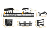 85cm 3 tier Over Sink Dish Drying Rack Drainer Kitchen Cutlery Holder Storage Organizer V324-CS-KITRACK85CM