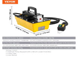 10,000PSI Air Hydraulic Pump, 2.3 L Reservoir, NPT 3/8 In Oil Outlet, NPT 1/4 In Inlet, Air Actuated V952-CGKQBWDZYHS14O5B3V0