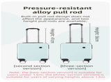 White 14 Inch Lightweight Carry-on Luggage for heights over 1.6m - Underseat & Overhead Cabin V888-ELOSUNG42787