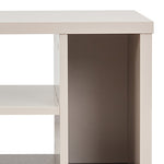 Lamp Table 3 Open Storage Cabinet MDF in Champagne Colour V43-LT-MAXL