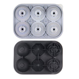 4Pack Ice Molds Silicone Ice Mold Set - Rose, Diamond, and Sphere ShapeEasy Release Ice Ball for V1370-AZ4-04957