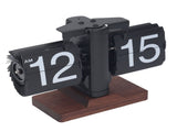 Digital Flip Desk Clock 12 Hours Single Sided Battery Powered Retro Mechanical Auto Flip Down Clock V1294-YM0901-3115240060315