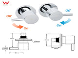 WELS Chrome Round 8" Thin Rainfall Head Handheld Sliding Rail Arm 2in1 Shower Twin Taps Set V1233-HR002M4CSC842KSR108CPF0282A