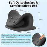Adjustable Inflatable Cervical Traction Pillow PU Foam Neck Stretcher & Massager with Air Pump V888-ELOSUNG47467
