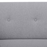 Picasso 2 Seater Fabric Sofa Lounge Couch Grey V315-VOL-PICA-01