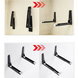 Stainless Steel Microwave Oven Retrackable Foldable Microwave Oven Wall Mounted Stand Holder V1370-AZ4-12780