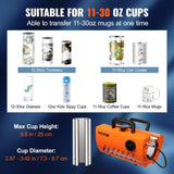 Mug Heat Press, 30oz Tumbler Heat Press Machine, Sublimation Transfer 11-15oz 16-25oz 30oz Straight V952-SDKBJ600W30OZZJVOV3