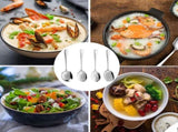 Serving Spoon Set, Stainless Steel Buffet Serving Spoons Set, Includes 3 Serving Spoons and 1 V1189-LWWAL-20260401-06902