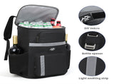 Insulated Cooler Backpack - Portable Outdoor Picnic and Beverage Bag with Bottle Opener V888-ELOSUNG10796