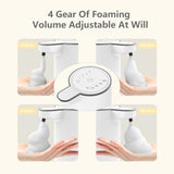 A 400mL bathroom liquid hand sanitizer sensor rechargeable wall-mounted automatic soap V1102-M-SHOE-32531-GRAY-13A24112