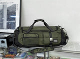 Green Unisex Travel Bag with Utility Buckles and Wet/Dry Compartments V888-ELOSUNG26600