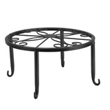 Single Layer Iron Plant Stand Floor Standing Simple Low Plant Stand Balcony Living Room Flower V1294-YM0717-3111220212115