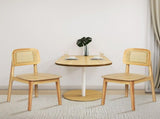 Levede 6x Rattan Dining Chair Wooden Kitchen Chair CH1145-2-NTX3