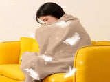 USB Heated Blanket, Heated Throw Blanket, USB Throw Blanket with Zipper, Comfortable and Warm, V1366-AZ2-W-26460