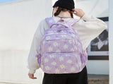 Backpack with Lunch Box for Teenage Girls Little Daisy School Book Bag and Lunch Bag Set for Kids V1258-DP02-C-627