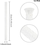 QZS 12 Pcs Replacement Torches Wicks, Long Life Fiberglass Replacement Wicks, Wicks for DIY Bottles V1189-WXFWAL-20260319-00109